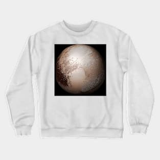 Pluto from space, illustration (C026/9673) Crewneck Sweatshirt